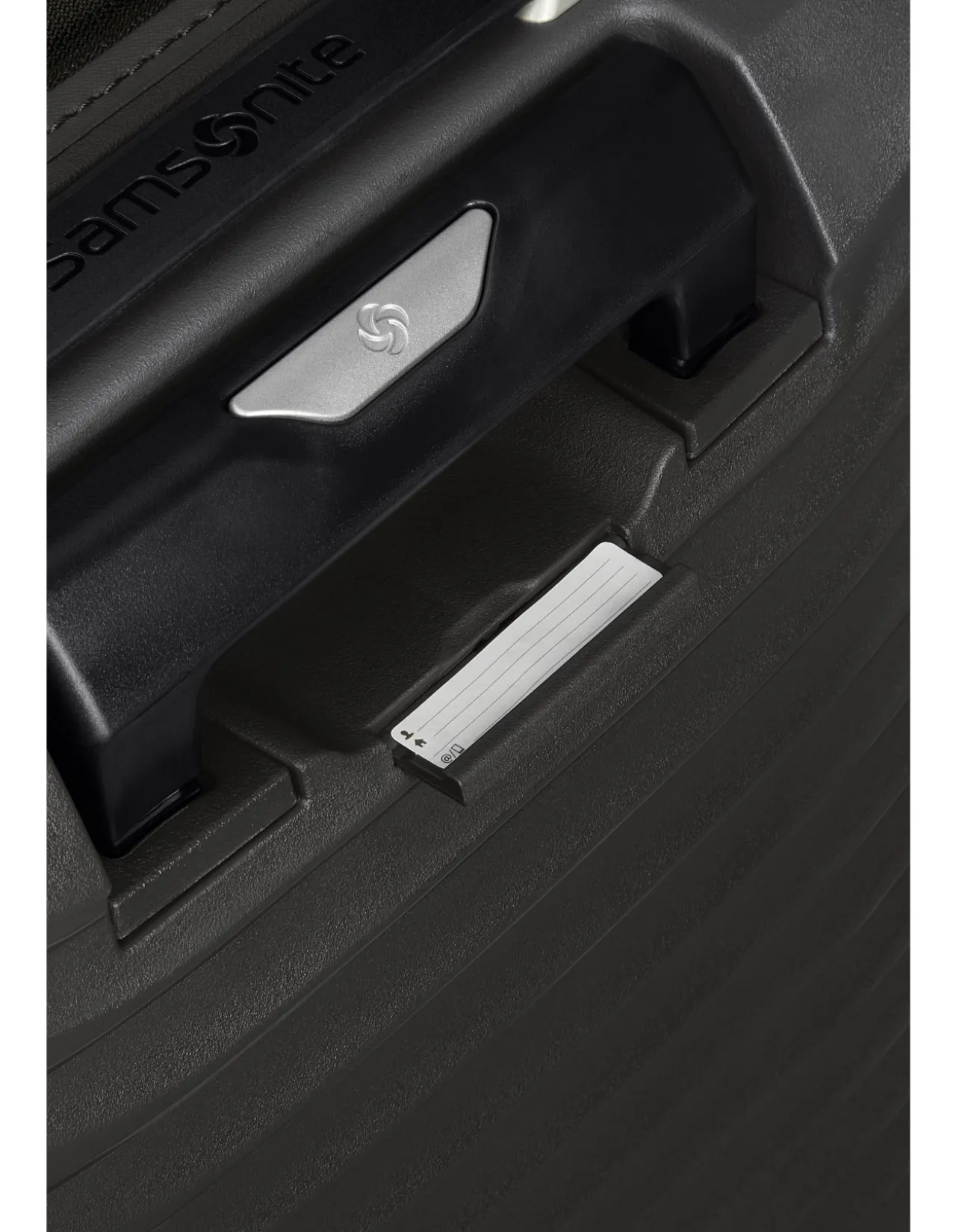 Upscape 55cm Easy Access Small Carry-On Suitcase Black