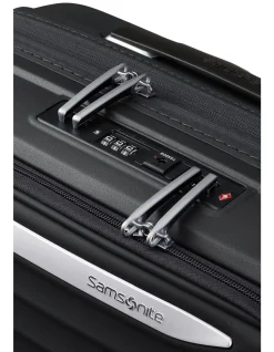 Upscape 55cm Easy Access Small Carry-On Suitcase Black