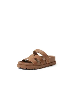 Upstate Suede Double Strap Platform Sandals