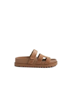 Upstate Suede Double Strap Platform Sandals