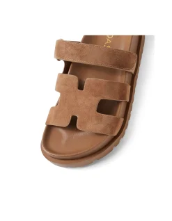 Upstate Suede Double Strap Platform Sandals