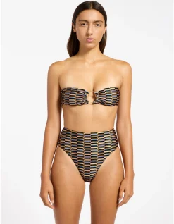 Urban Geo High Waist High Leg Pant