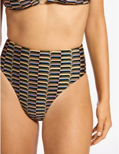 Urban Geo High Waist High Leg Pant