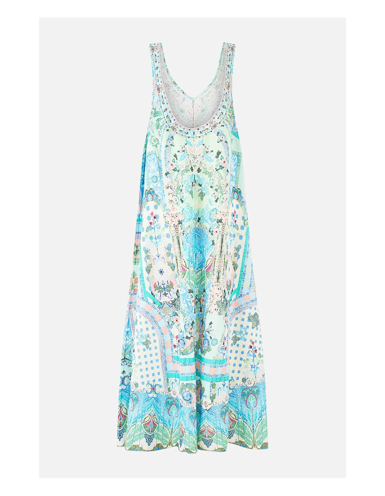 V NECK POCKET DRESS WITH LOW BACK