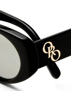VALENCIA BLACK OVAL Sunglasses