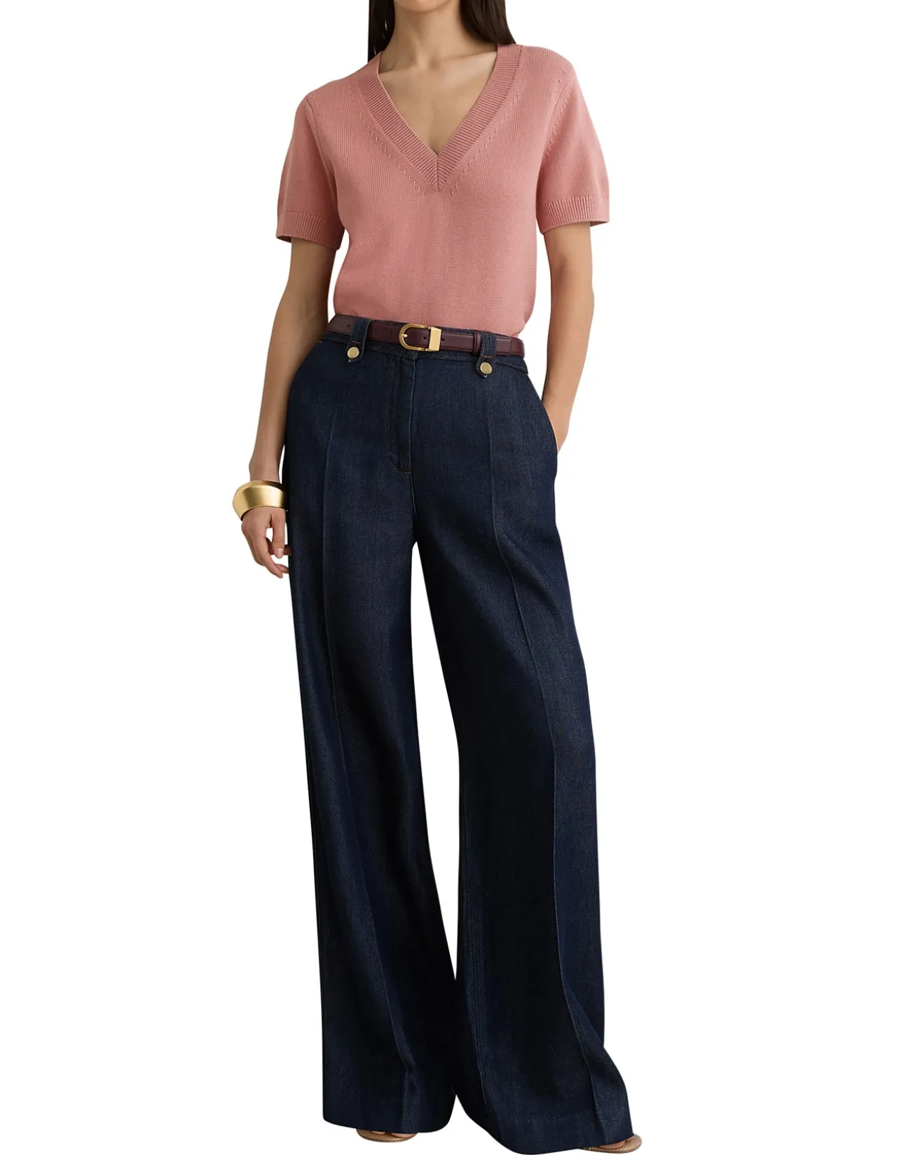 Valerie V Neck Top