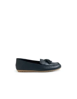 Valkon Tassel Detail Leather Loafers