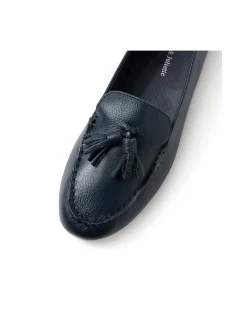 Valkon Tassel Detail Leather Loafers