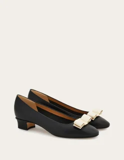 VARA BOW BLOCK HEEL PUMP