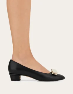 VARA BOW BLOCK HEEL PUMP