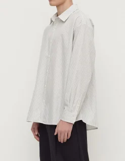 Veda Stripe Long Sleeve Shirt Blue/White Stripe