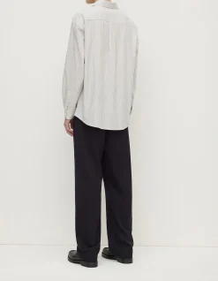 Veda Stripe Long Sleeve Shirt Blue/White Stripe
