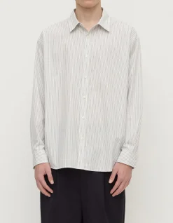 Veda Stripe Long Sleeve Shirt Blue/White Stripe