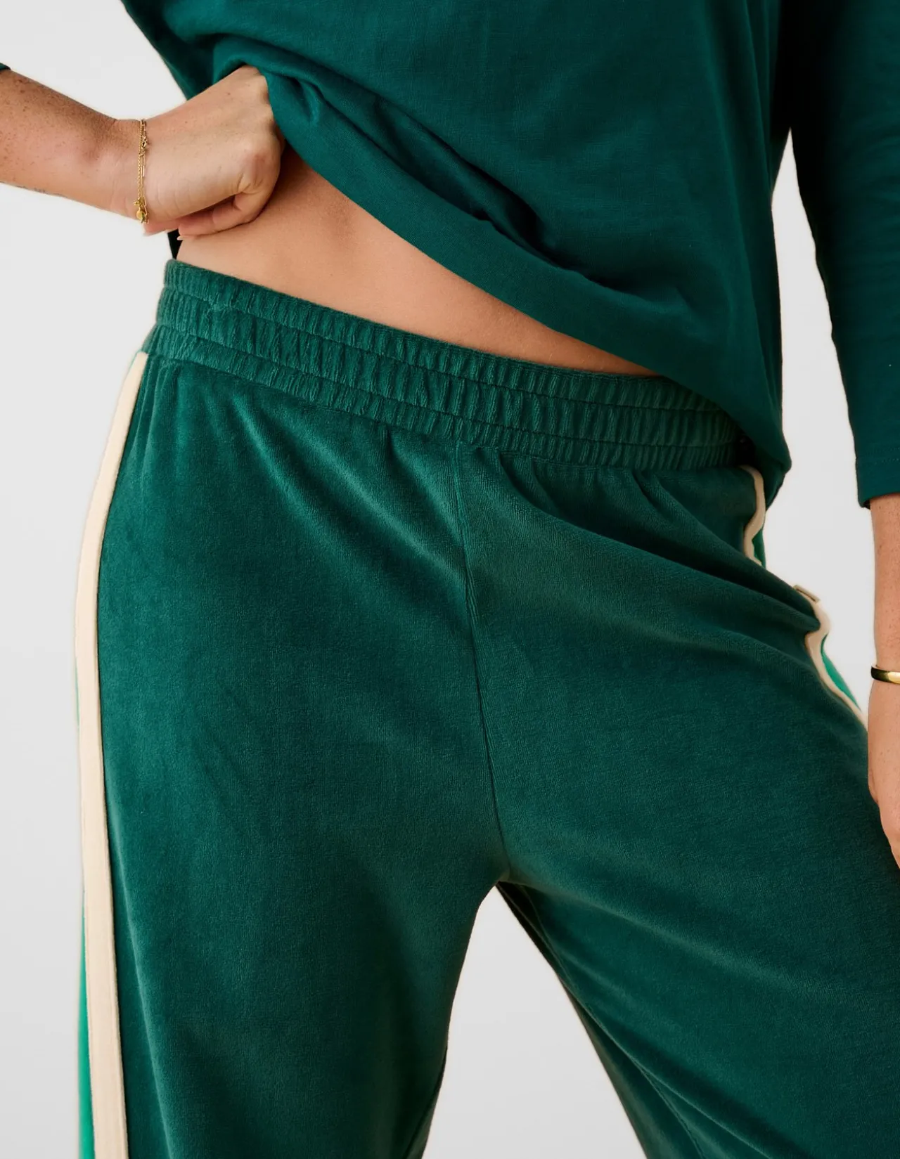 Velour Splice Trackpant