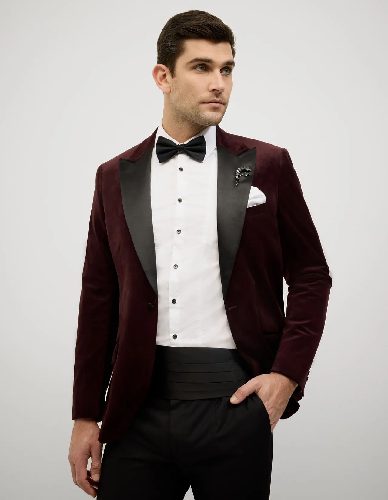 Velvet Black Tie Tuxedo