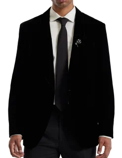 VELVET TUXEDO JACKET