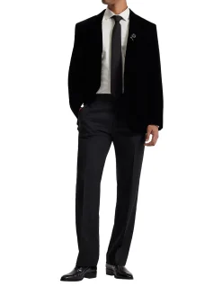 VELVET TUXEDO JACKET
