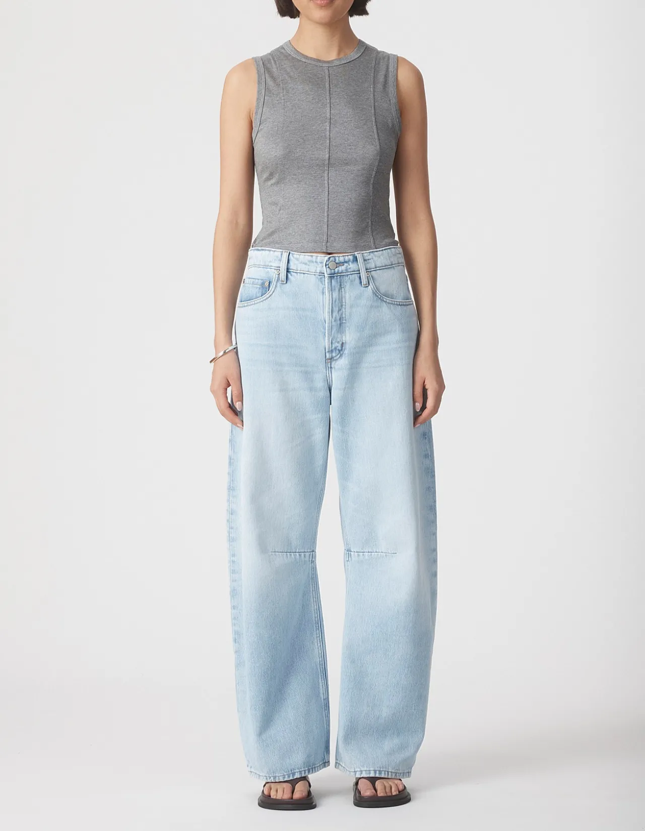 Vera Relaxed Barrel Leg Organic Denim Jeans