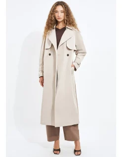 Verona Long Line Trench Coat