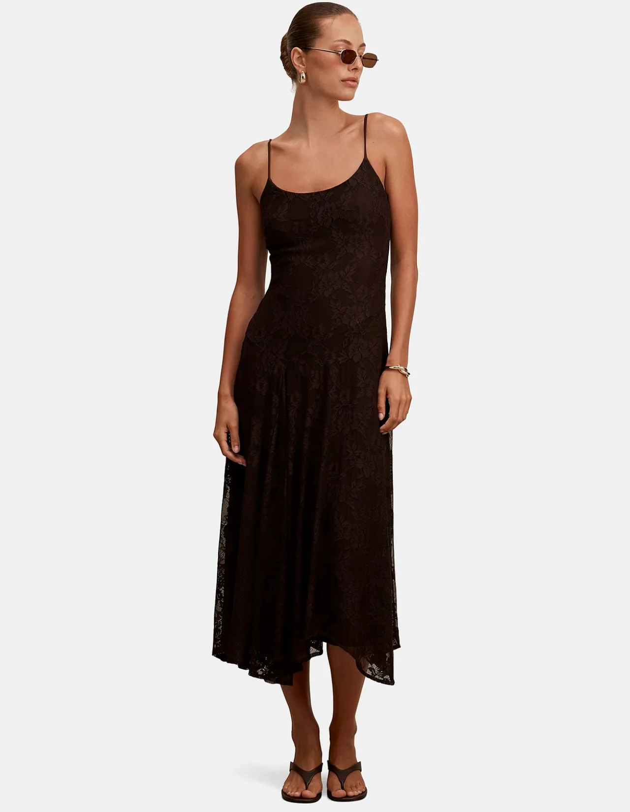 VICTORIA LACE MIDI DRESS