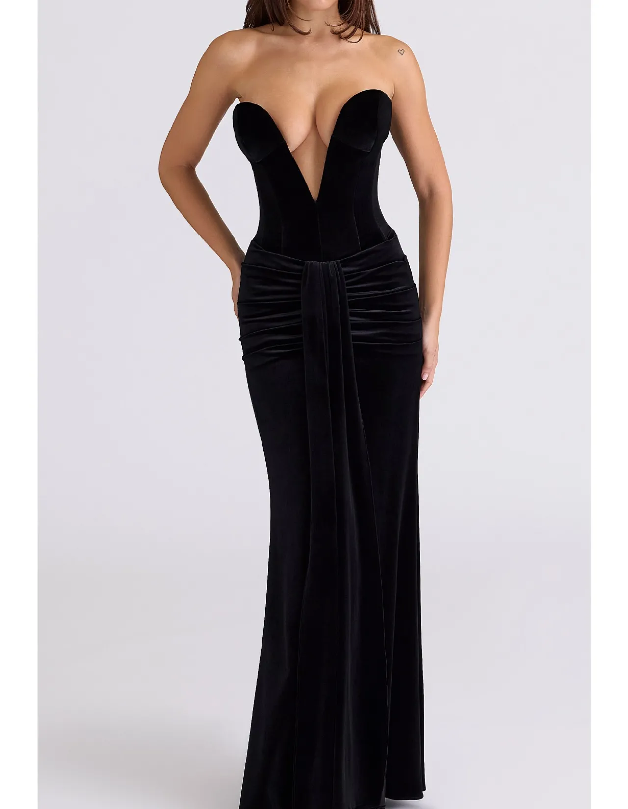 VIENNE PLUNGE MAXI GOWN