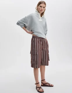 Vintage Terry Oversized Polo Sweatshirt