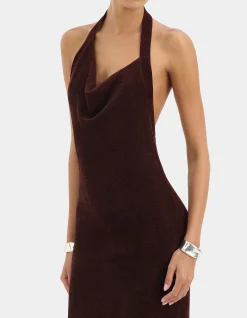 Violetta Drape Midi Dress