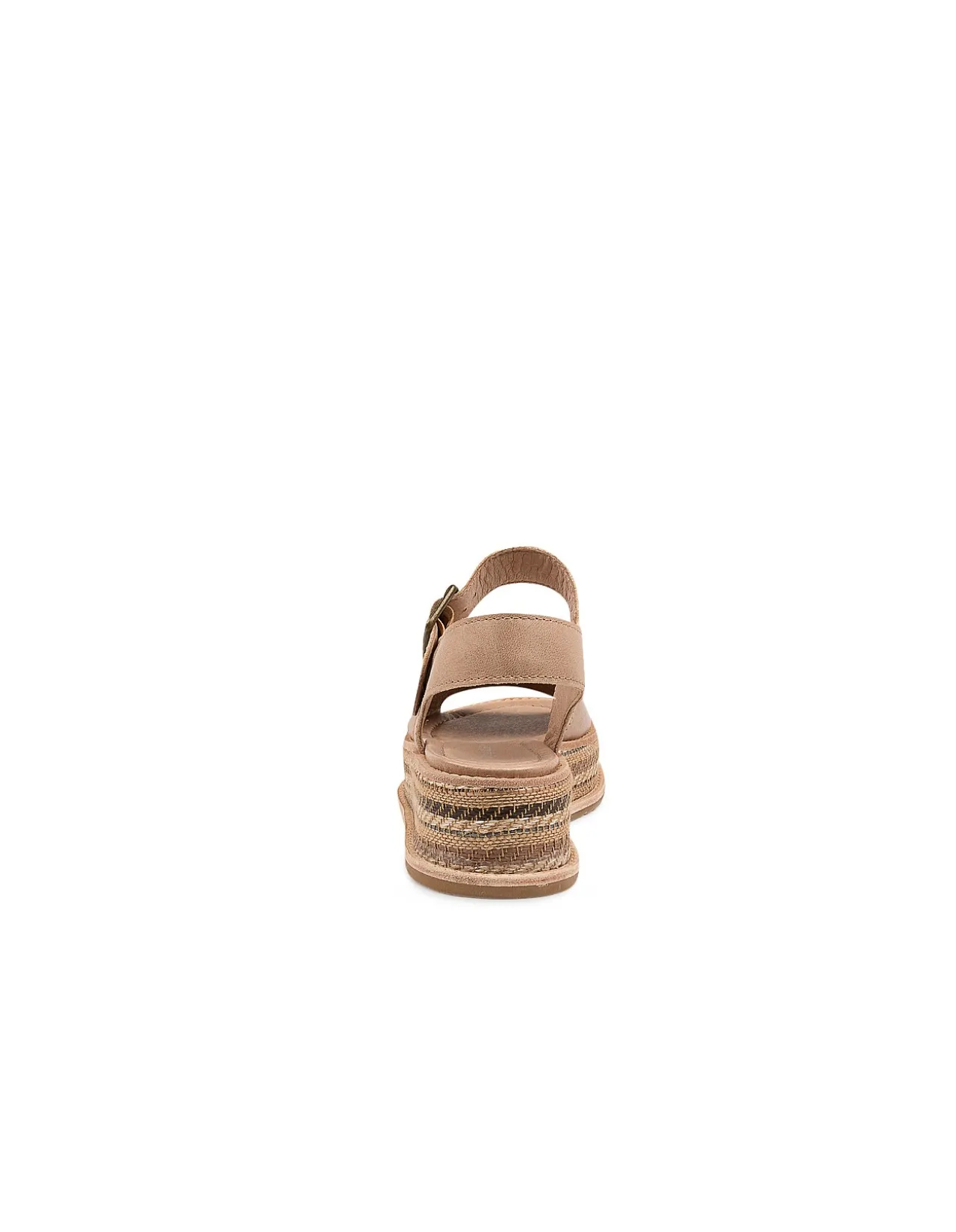 Vishva Woven Platform Leather Sandals