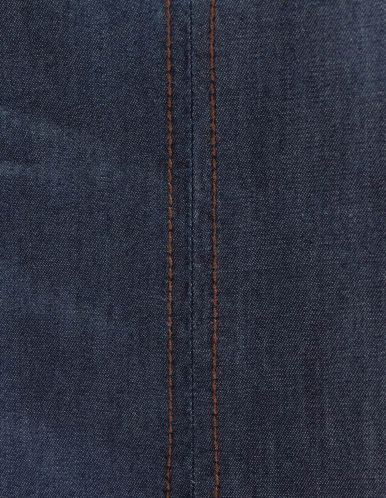 V-NECK DENIM TOP