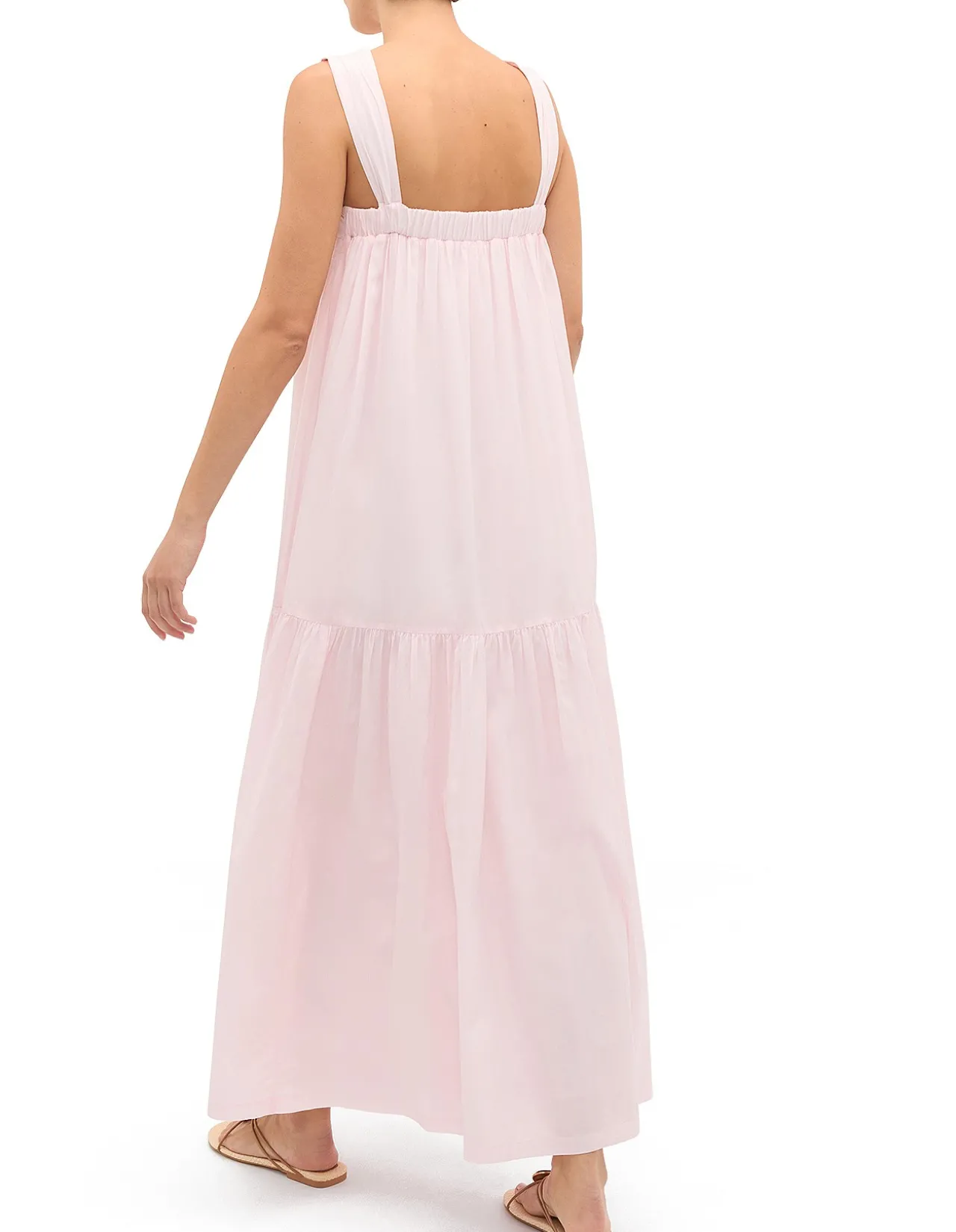 VOILE TIERED MAXI DRESS