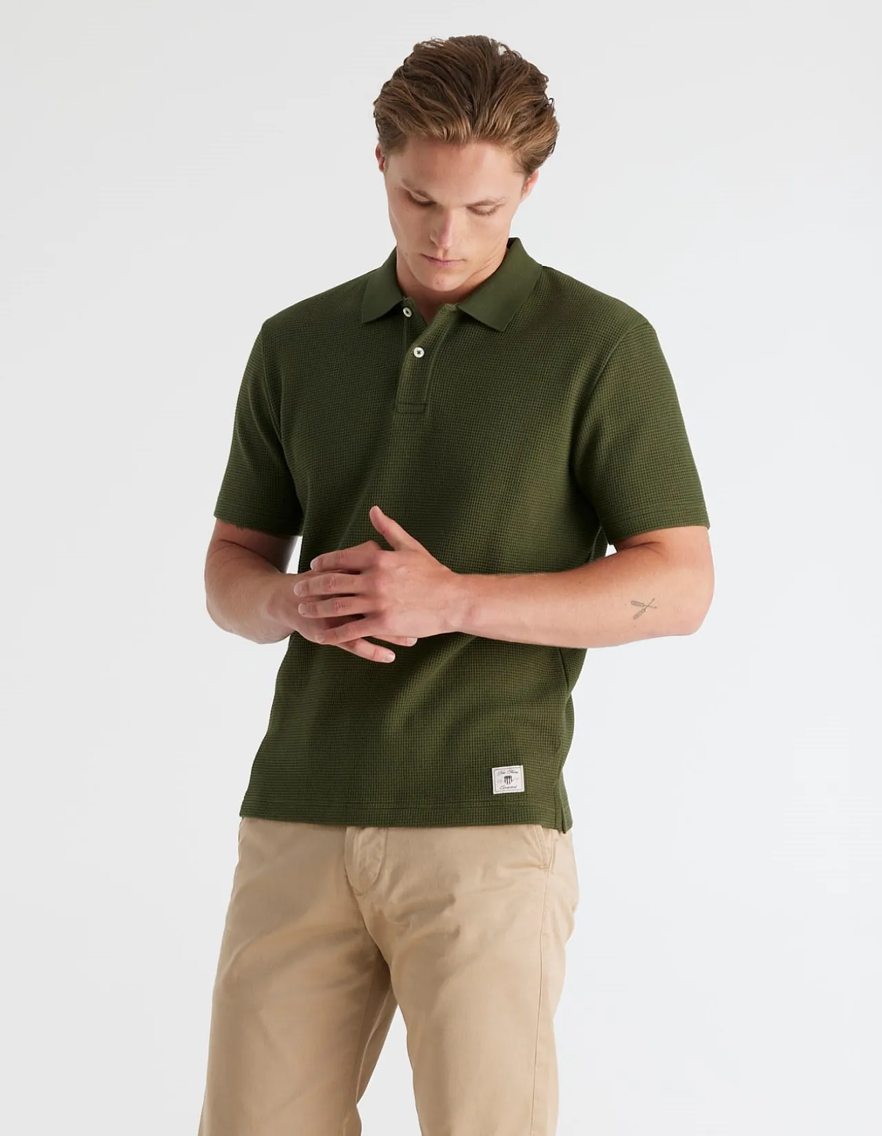 WAFFLE TEXTURE POLO