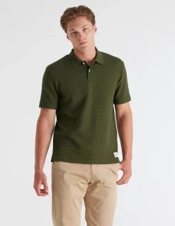 WAFFLE TEXTURE POLO