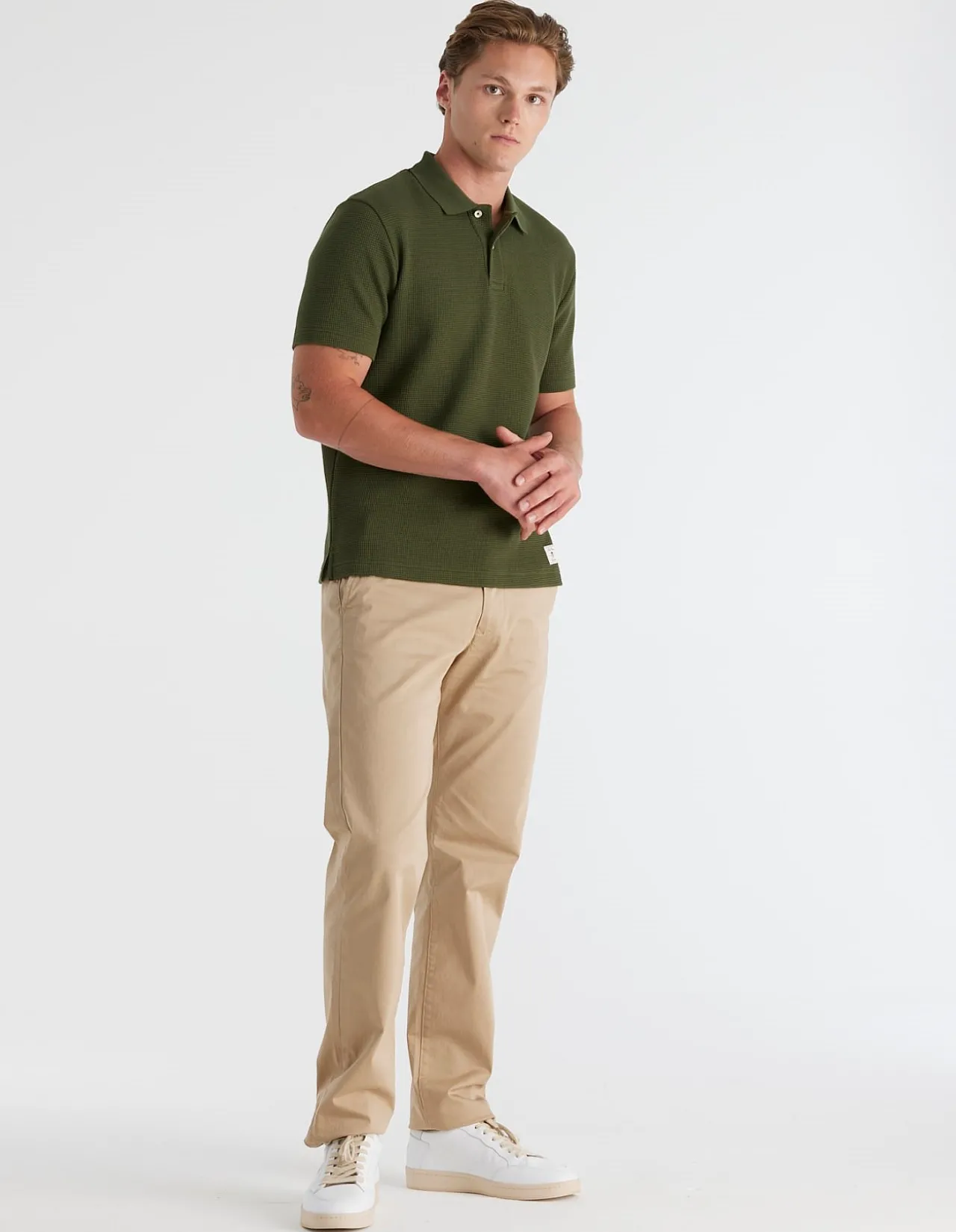 WAFFLE TEXTURE POLO