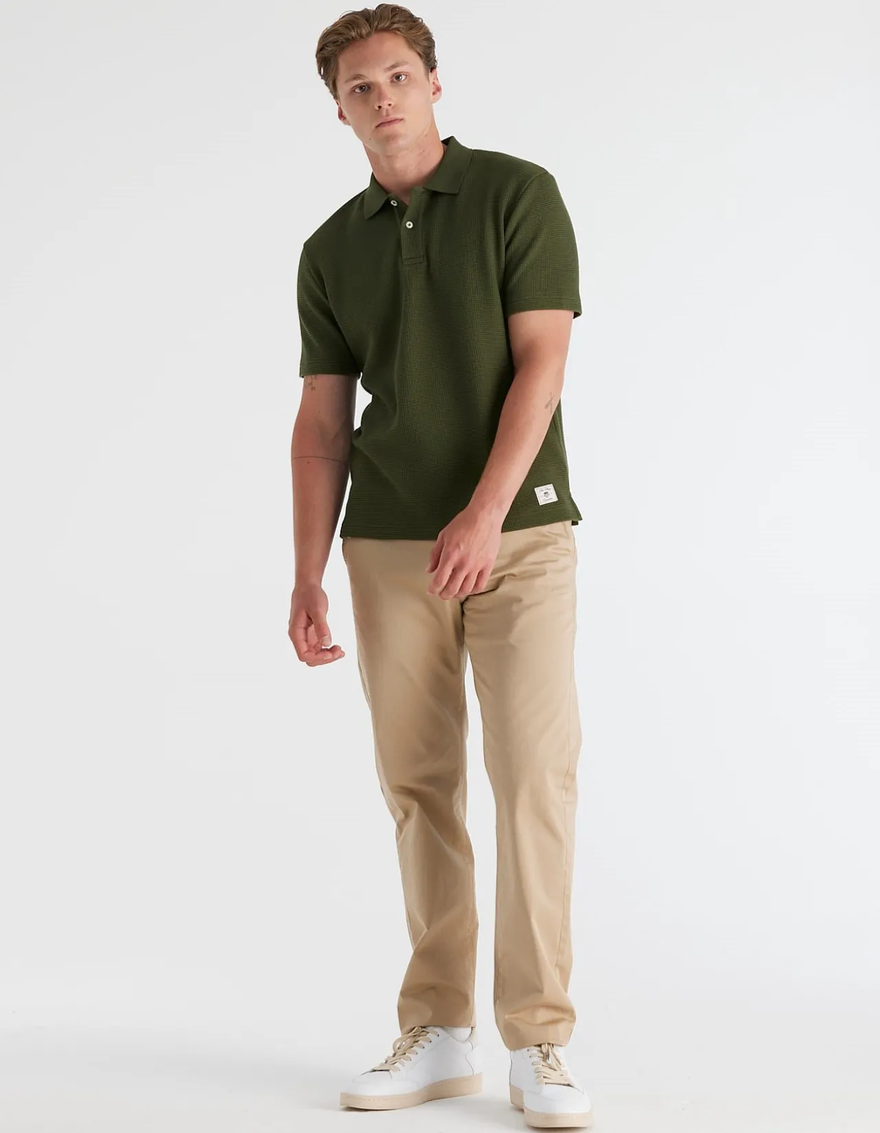 WAFFLE TEXTURE POLO
