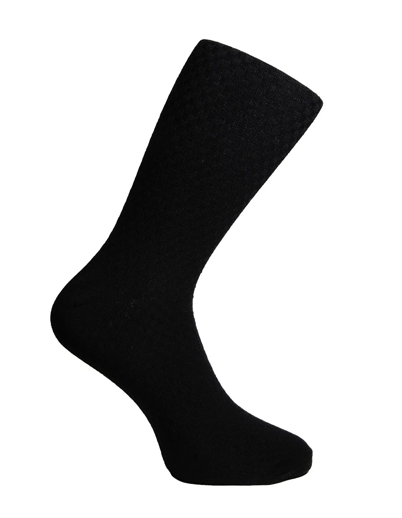 WAFFLE TEXT CREW SOCKS