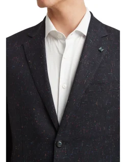 WALLACE NAVY WITH MULTI COLOUR SPORTS JACKET