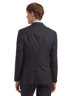 WALLACE NAVY WITH MULTI COLOUR SPORTS JACKET