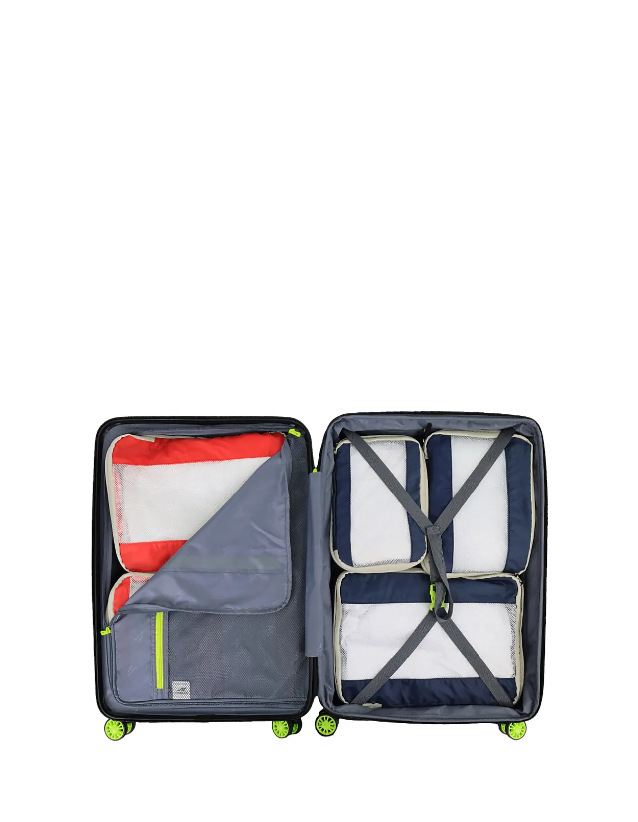 Wanderer 67cm Expandable Medium Suitcase Black