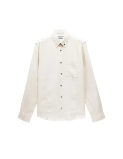 WASHED LINEN BUTTON DOWN SHIRT