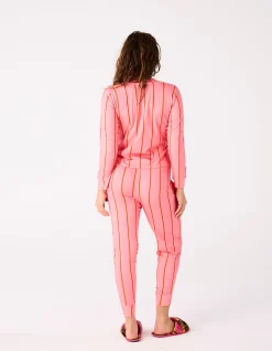 Wategos Soiree Stripe Pyjama Top & Slouch Pant Set