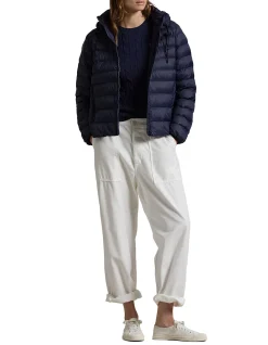 WATER-RESISTANT PACKABLE HOODED JACKET