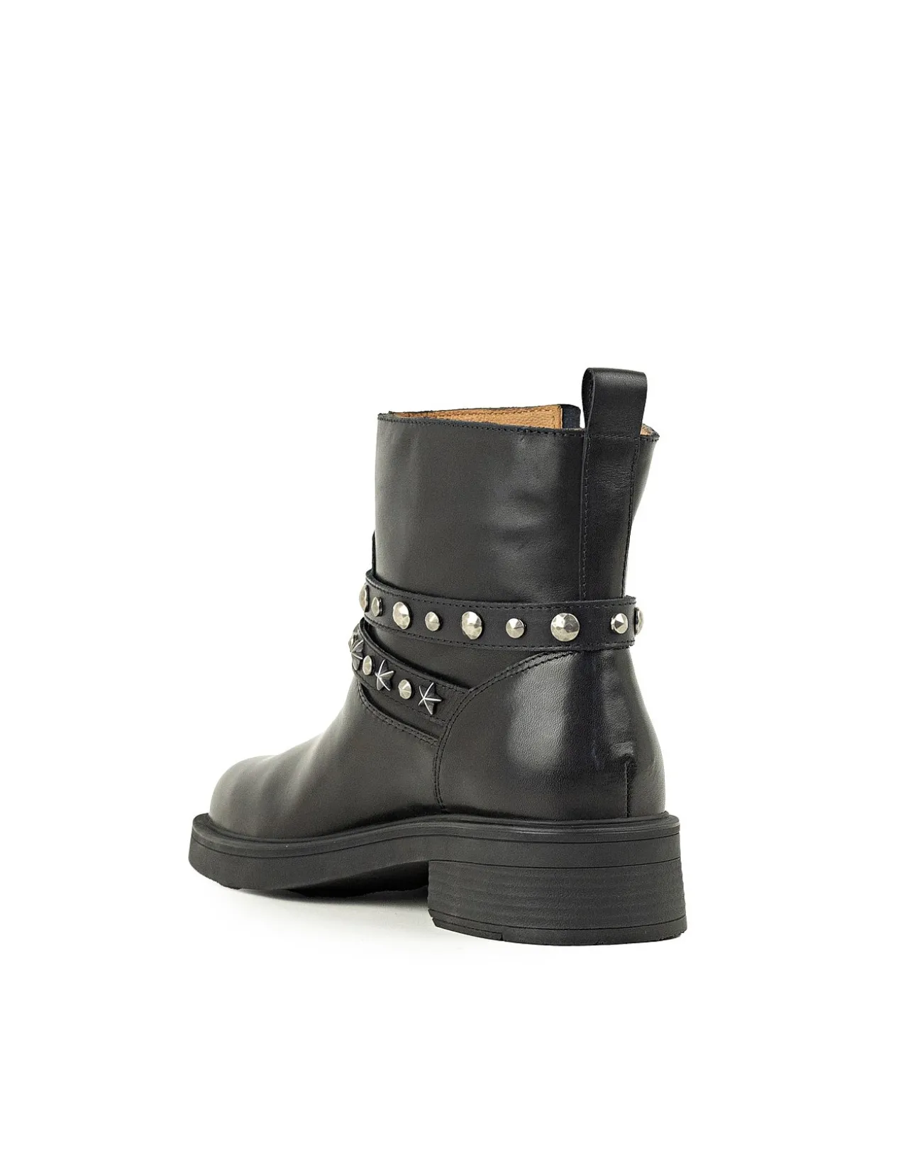 WAVERLY ANKLE BOOT WITH STUDDED STRAPS