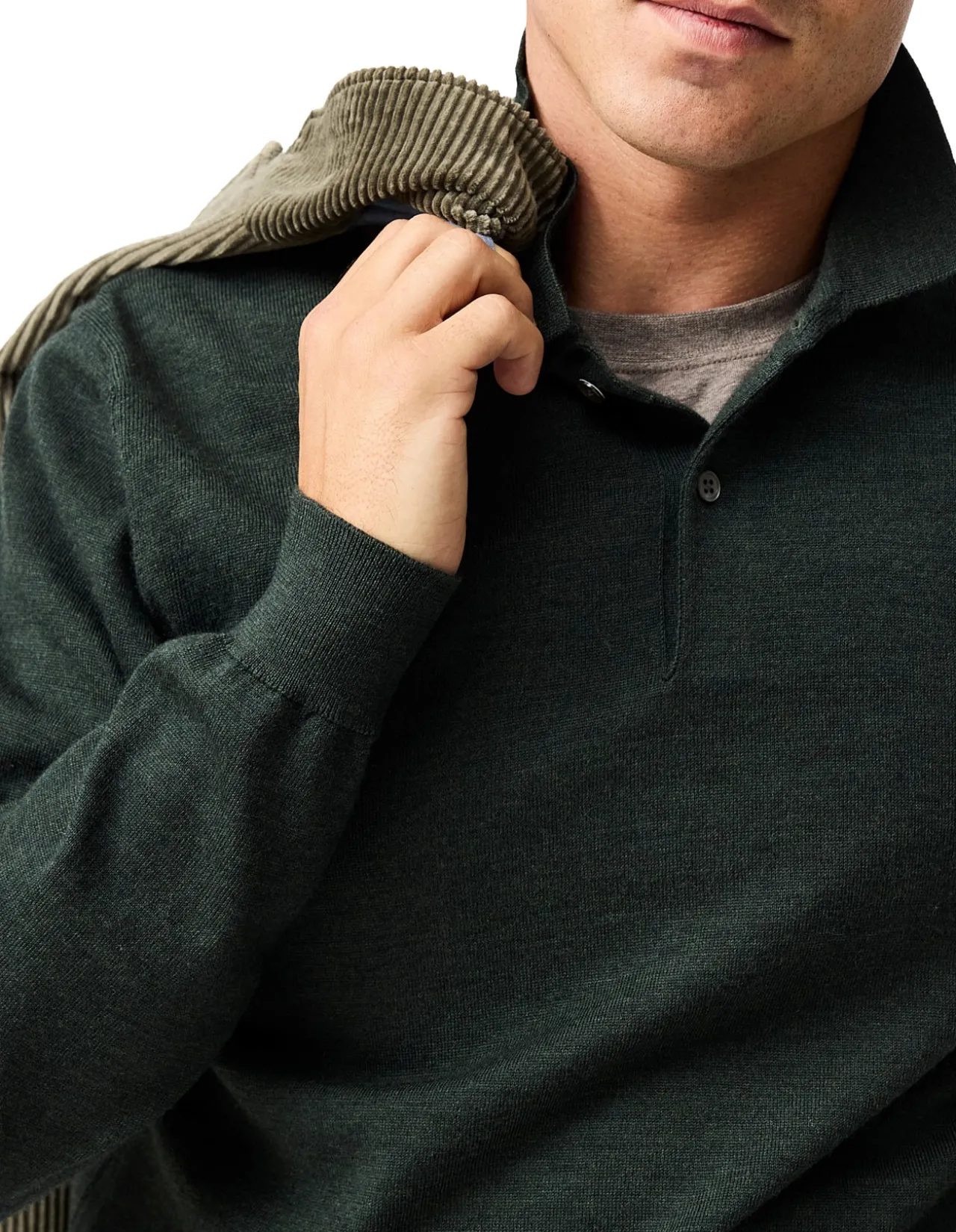 WAY SPUR KNIT - OAKMOSS