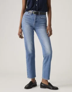 Wedgie Straight High Rise Ankle Jeans
