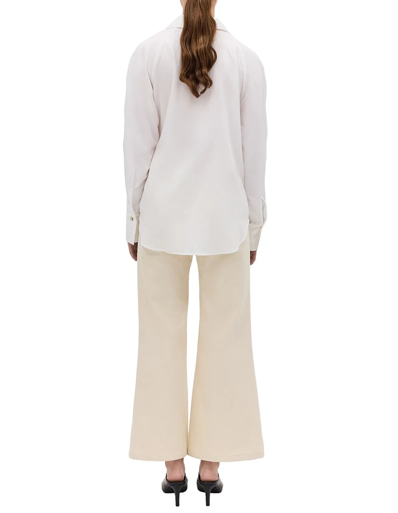 WHITE COTTON ISABELLA SHIRT