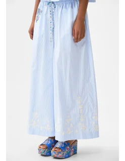 WIDE LEG ELASTIC WAIST PANT