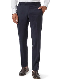 WIDE PINSTRIPE SUIT TROUSER