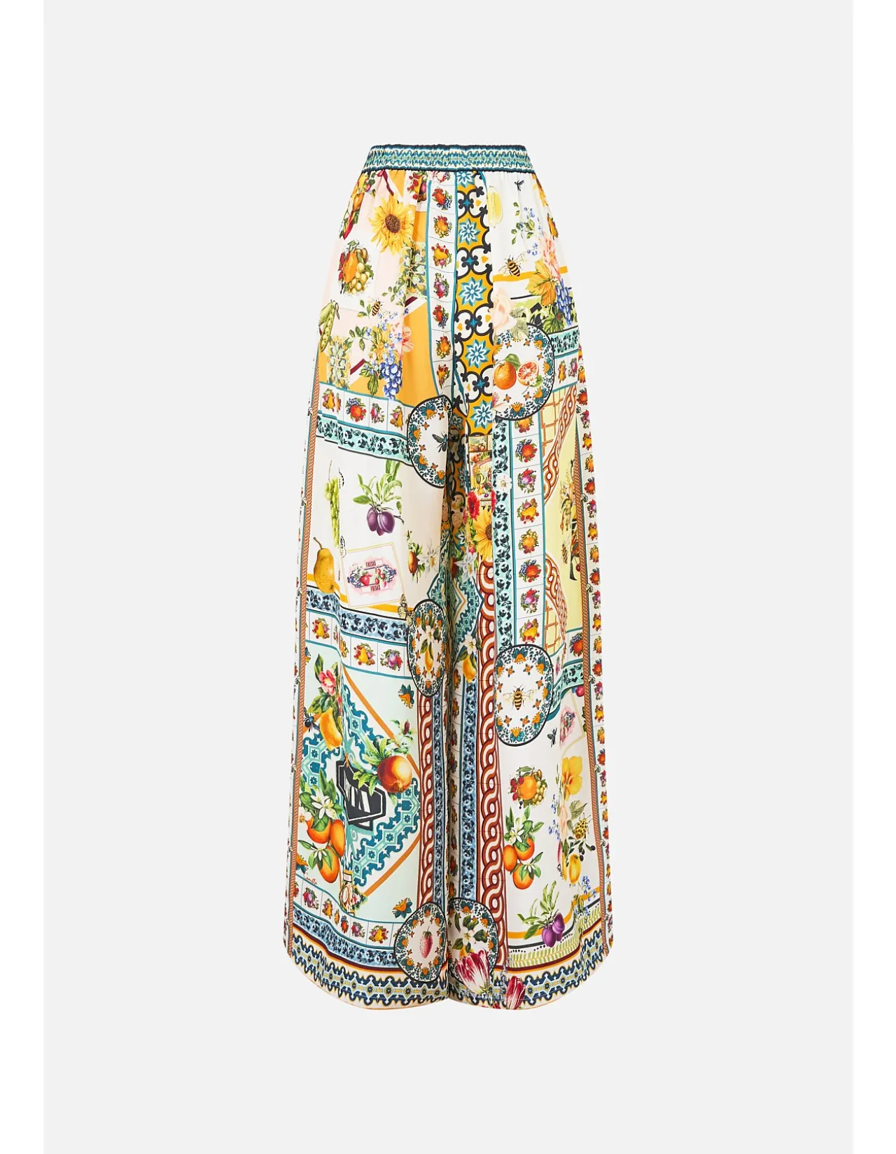 WIDE LEG TROUSER WITH FRONT POCKETS