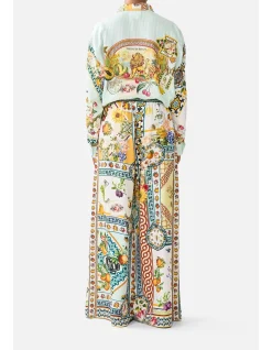 WIDE LEG TROUSER WITH FRONT POCKETS