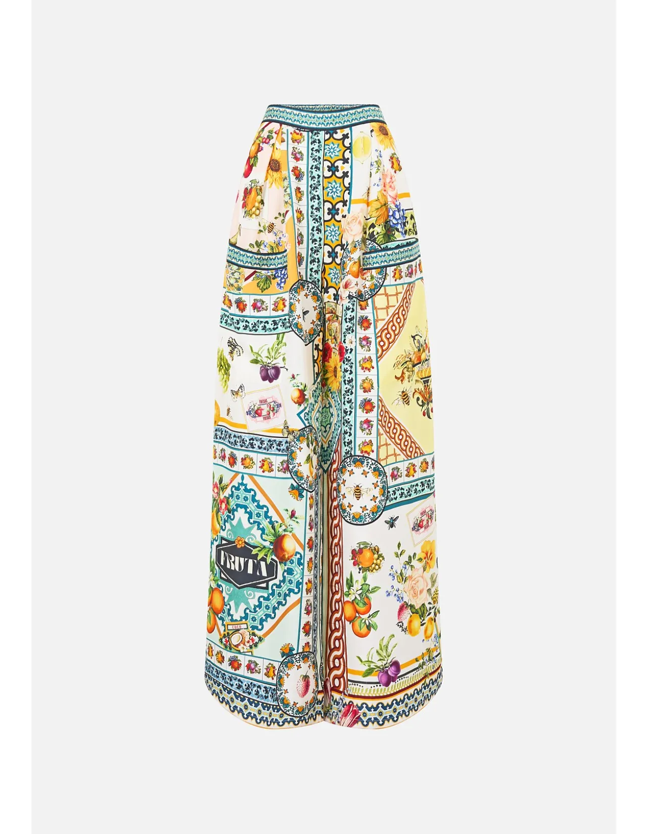WIDE LEG TROUSER WITH FRONT POCKETS